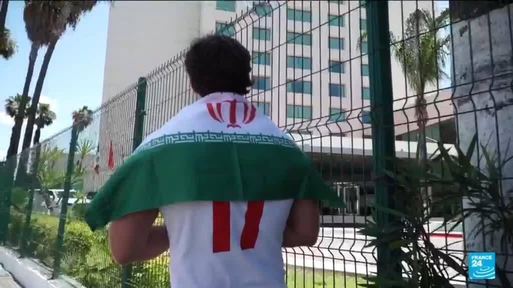 Video thumbnail for Mixed emotions among diaspora as Iran begins World Cup campaign