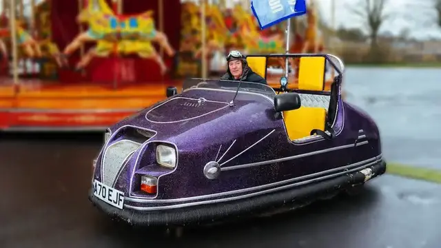 Video thumbnail for Dodging Traffic: Man Creates A Road Legal Bumper Car