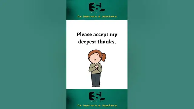 Video thumbnail for Don't Say "Thank you" || Spoken English || || Smart English || ESL Advice