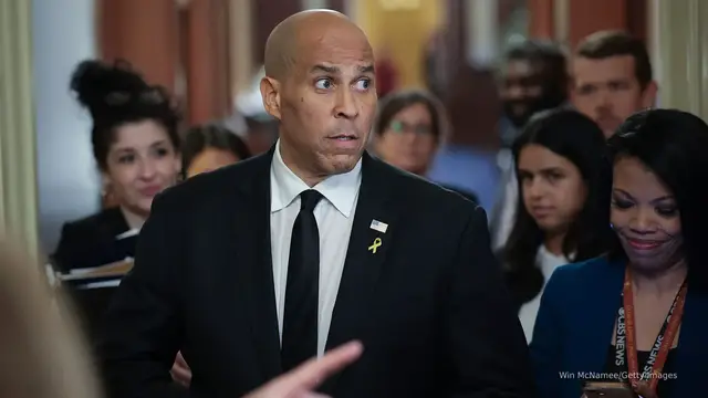 Video thumbnail for Did Sen. Booker biohack a wellness trend during his marathon speech?