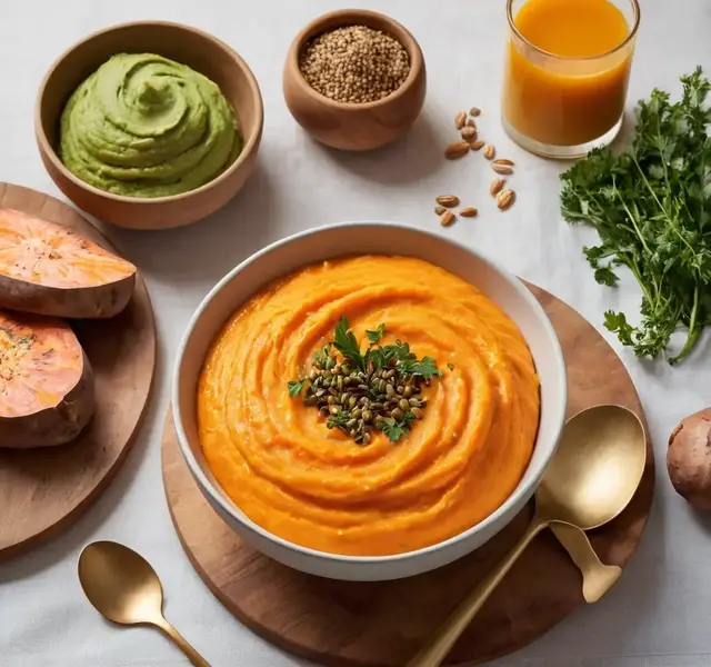 Video thumbnail for Nutritious Sweet Potato and Carrot Puree