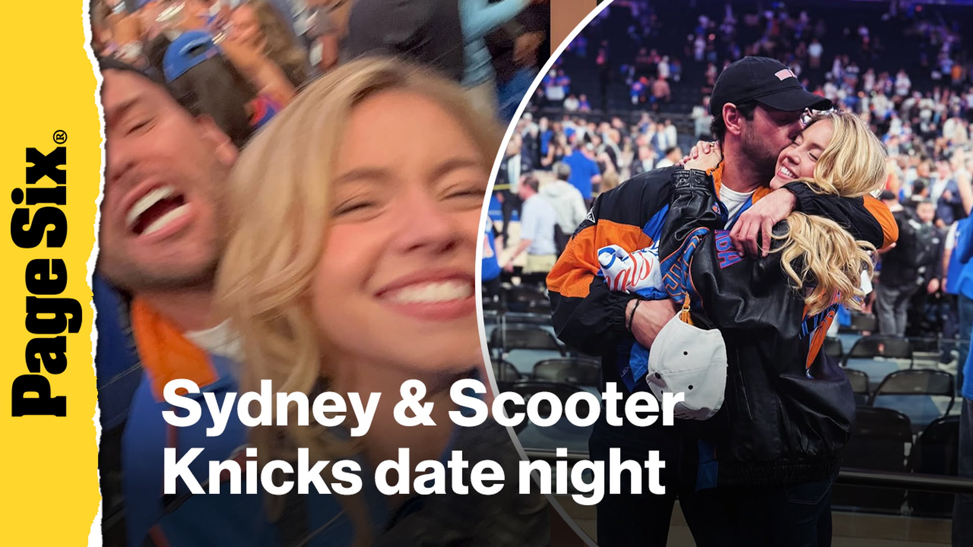 Video thumbnail for Sydney Sweeney and Scooter Braun pack on the PDA during 'emotional rollercoaster' Knicks date night