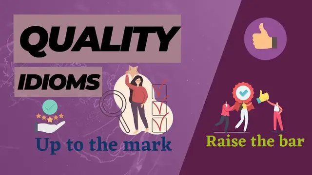 Video thumbnail for 10 English Quality Idioms || Spoken English || ESL Advice