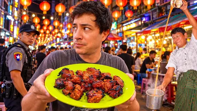 Video thumbnail for Myanmar Street Food After Dark (NO CURFEW!)