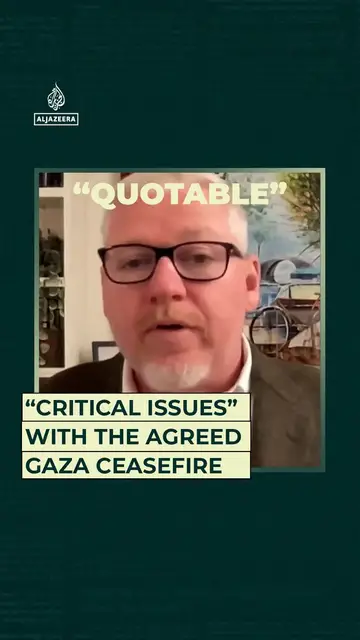 'Video thumbnail for “Critical issues” with the agreed Gaza ceasefire'