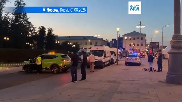 Video thumbnail for Explosion in Moscow restaurant killed three and injured 21