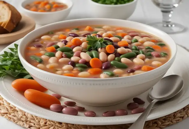 Video thumbnail for Hearty 15 Bean Soup