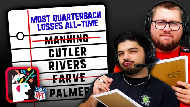 'Video thumbnail for ILLEGAL pick in NFL Scattergories?'