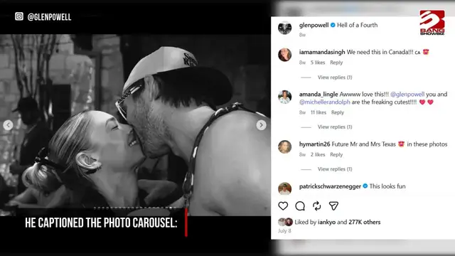 Video thumbnail for Glen Powell has confirmed he is in a very serious relationship with Michelle Randolph