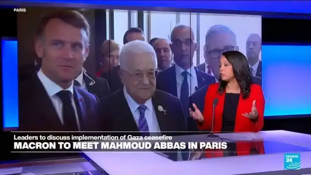 'Video thumbnail for Macron to meet Mahmoud Abbas in Paris to discuss Gaza ceasefire'