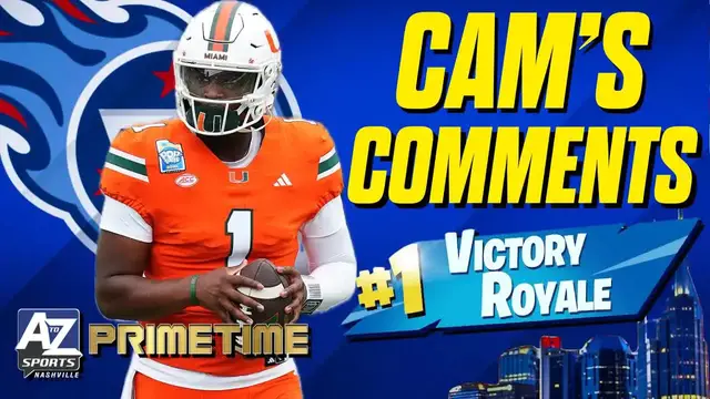 Video thumbnail for Cam Ward's Fortnite appearance sends Titans fans into a frenzy