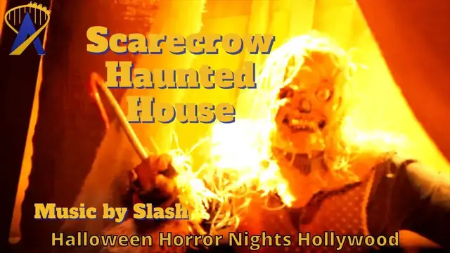 'Video thumbnail for Scarecrow: Music by Slash Haunted House at Halloween Horror Nights Hollywood 2025'