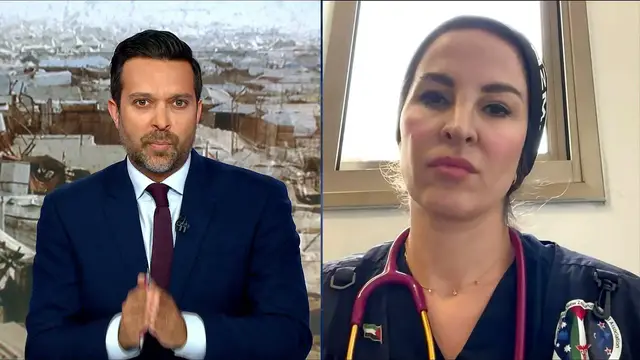 'Video thumbnail for ‘The horror of it all’: Doctor describes ‘catastrophic’ conditions at Gaza City hospital'