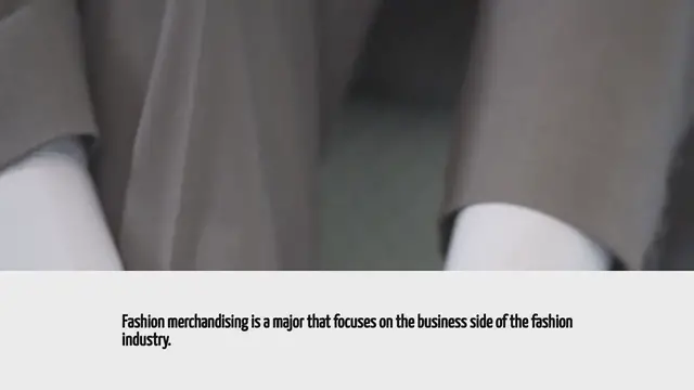 Video thumbnail for What Is Fashion Merchandising Major