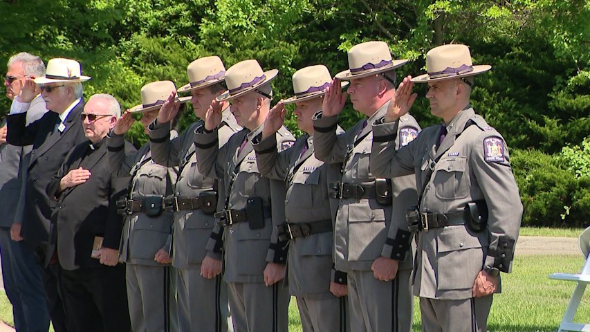 Video thumbnail for NYSP Troop L honors 18 fallen members in annual memorial ceremony