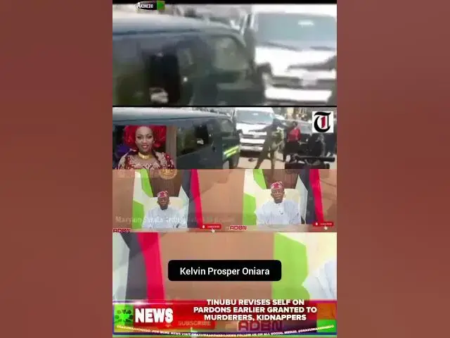 Video thumbnail for Tinubu Revises Self On Pardons Earlier Granted To Murderers, Kidnappers
