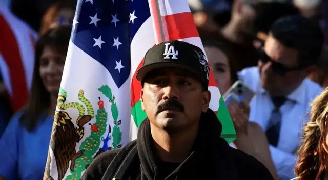 Video thumbnail for LA protesters defy curfew, demand end to ICE raids amid National Guard deployment