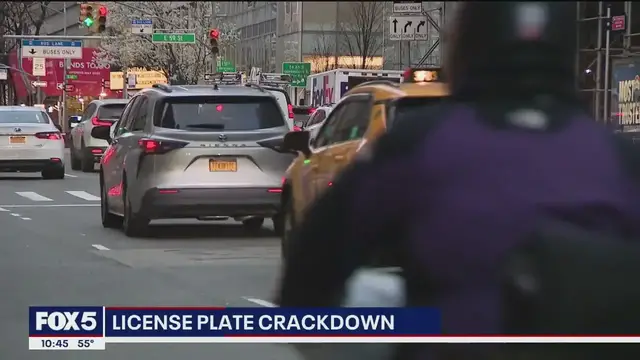 Video thumbnail for NYC cracking down on obscure license plates citywide Here's why: