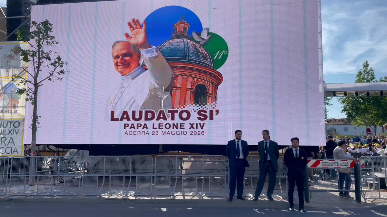 Video thumbnail for Italy: Pope Leo XIV visits Italy’s polluted ‘Land of Fires’.