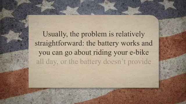 Video thumbnail for How To Fix An Electric Bike With Intermittent Power -