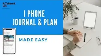 Video thumbnail for How to JOURNAL on  iPhone | Apple Notes Hack Free | Tutorial Productivity, Planner, and Mindfulness