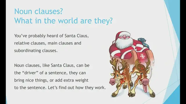 Video thumbnail for How to learn English:  Noun Clauses