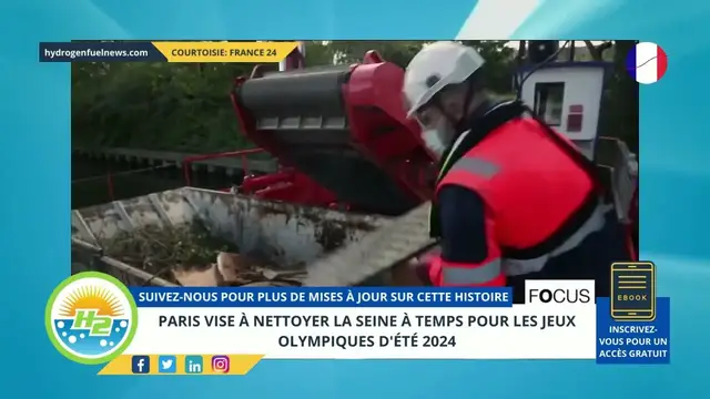 Video thumbnail for [French] Paris aims to clean up the Seine in time for the 2024 Summer Olympic Games