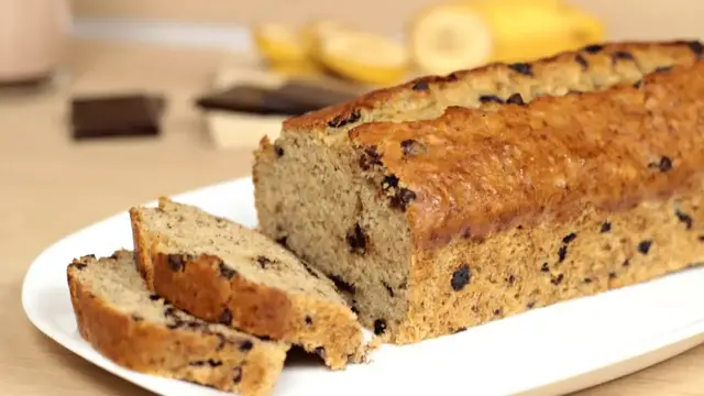Video thumbnail for Chocolate Chip Banana Bread Recipe. Deliciously Moist and Easy to Make.