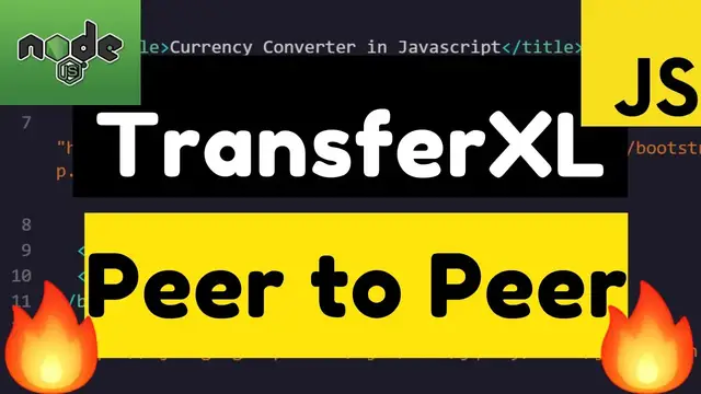 Video thumbnail for Node.js Express Peer to Peer File Sharing Transfer Images Videos Live Website transferxl.com review