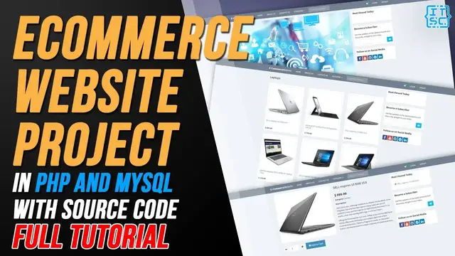 Video thumbnail for ECOMMERCE PROJECT IN PHP WITH SOURCE CODE [FULL TUTORIAL] | COMPLETE SOURCE CODE FREE DOWNLOAD 2023