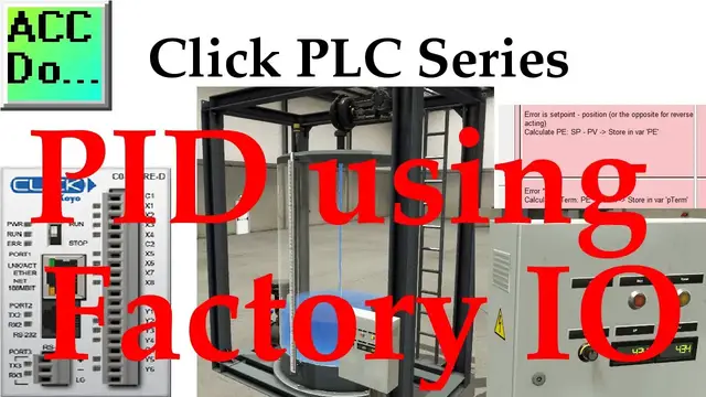 Video thumbnail for Click PLC PID using Factory IO (3D)