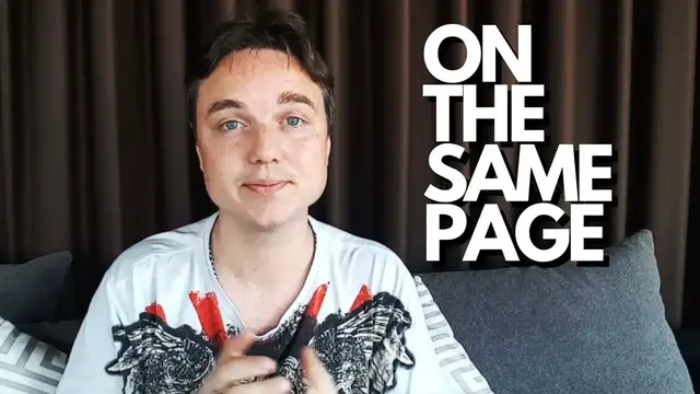 Video thumbnail for On the Same Page meaning [idiom]