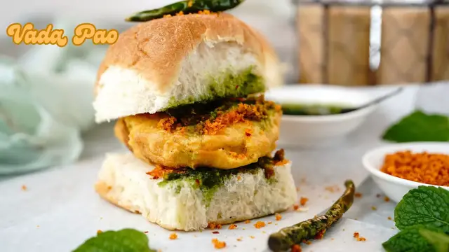 Video thumbnail for Tempting Vada Pao Recipen or Veg Burger recipe