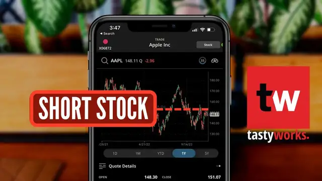 Video thumbnail for How to Short Stock on Tastyworks Mobile App