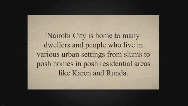 Video thumbnail for 10 Best Estates to Live in Nairobi