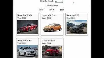'Video thumbnail for Filtering Array of objects in React JS'