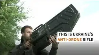 'Video thumbnail for Ukrainian anti drone rifle'