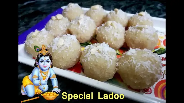 Video thumbnail for How to Make Special Ladoo Recipe / Bhog Ladoo Recipe / Ladoo Gopal
