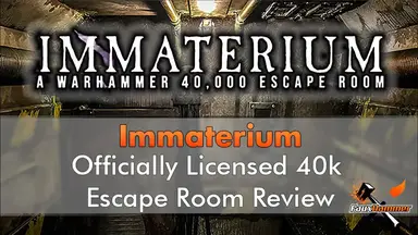 'Video thumbnail for Immaterium  - Warhammer 40,000 Escape Room Review'