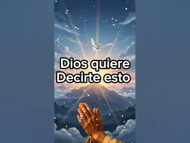 Video thumbnail for Dios quiere decirte esto