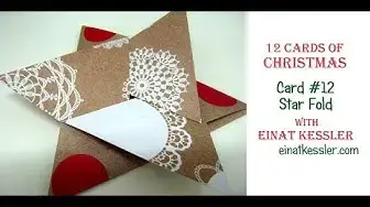 Video thumbnail for 12 Cards of Christmas 2015 - Card #12 Star Fold. CHECK OUT THE LIMITED TIME OFFER IN DESCRIPTION!