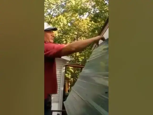 Video thumbnail for How To Seal A Metal Awning #Shorts