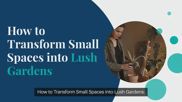 Video thumbnail for How to Transform Small Spaces into Lush Gardens