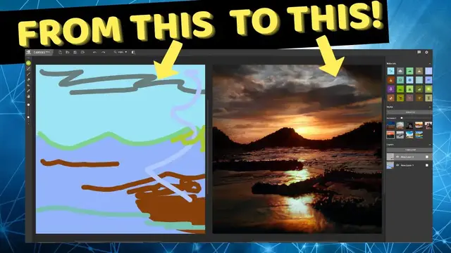 Video thumbnail for AI can turn your scribbles into photos!
