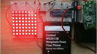 Video thumbnail for Control WS2812B/Neopixel Using Mobile Phone and Raspberry Pi