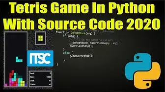Video thumbnail for Tetris Game In Python With Source Code 2020 Free Download | Tetris In Python Code