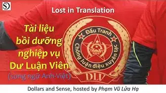Video thumbnail for Tài liệu bồi dưỡng nghiệp vụ dư luận viên (song ngữ Anh-Việt)