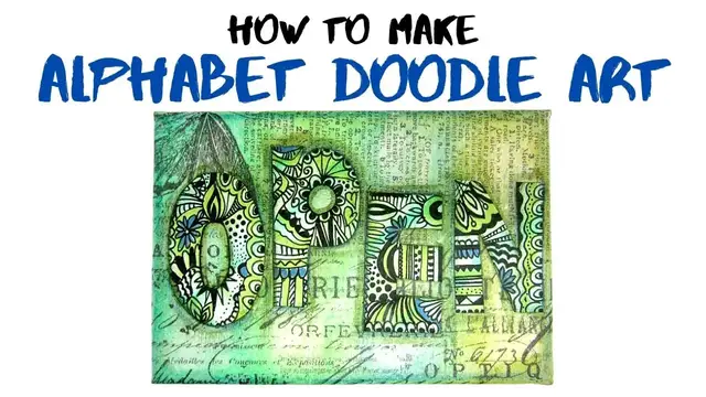 Video thumbnail for How to Make Alphabet Doodle Art