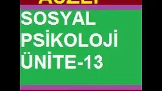 Video thumbnail for Sosyal Psikoloji Ünite 13 Final Soruları – Öğrenme Yönetim Sistemi   Google Chrome 2020 01 04 22 34