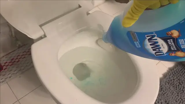 Video thumbnail for how to clean inside your toilet with dish soap